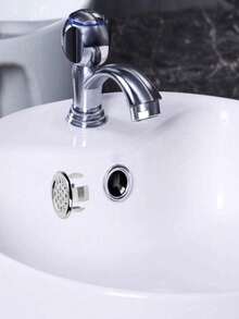 10 buah Cincin Penutup Lubang Pembuangan Wastafel, Cincin Dekoratif untuk Bak Cuci, Aksesori Jaring Penutup Lubang Pembuangan, Sumbat Lubang Pembuangan Bak Mandi Anti Bocor dan Mudah Dipasang, Cocok untuk Kamar Mandi dan Dapur, Desain Modern dan Modis, Aksesori Kamar Mandi, Cocok untuk Pelindung Saluran Pembuangan Wastafel Standar di Kamar Mandi dan Dapur (1/3/5/10 buah) Tersedia - MultiWarna - View 4