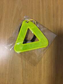 1pc Multicolor Optional Bicycle Seat Reflective Triangle Sign, Hanging Cycling Reflective Plate, Night Riding Warning Sign - A - View 17