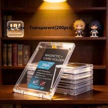 15pcs One-Touch 35PT Card Display Clips With Magnetic Closure, Suitable For MTG And Sports Card Display, Perfect For Christmas/Halloween/Holiday Gifts - Multiple Styles - View 2