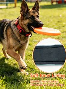 Adjustable Reflective Strip Comfortable Grip Dog Training Collar, Tactical Nylon Collar Suitable For Small, Medium And Large Dogs, Can Be Used For Training, Outdoor Leash And Security Work - Multicolor - View 6