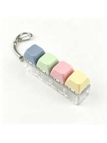 Random Color 4 Keys 1pc Fun Keychains - Random Color 4 Keys 1pc - View 12
