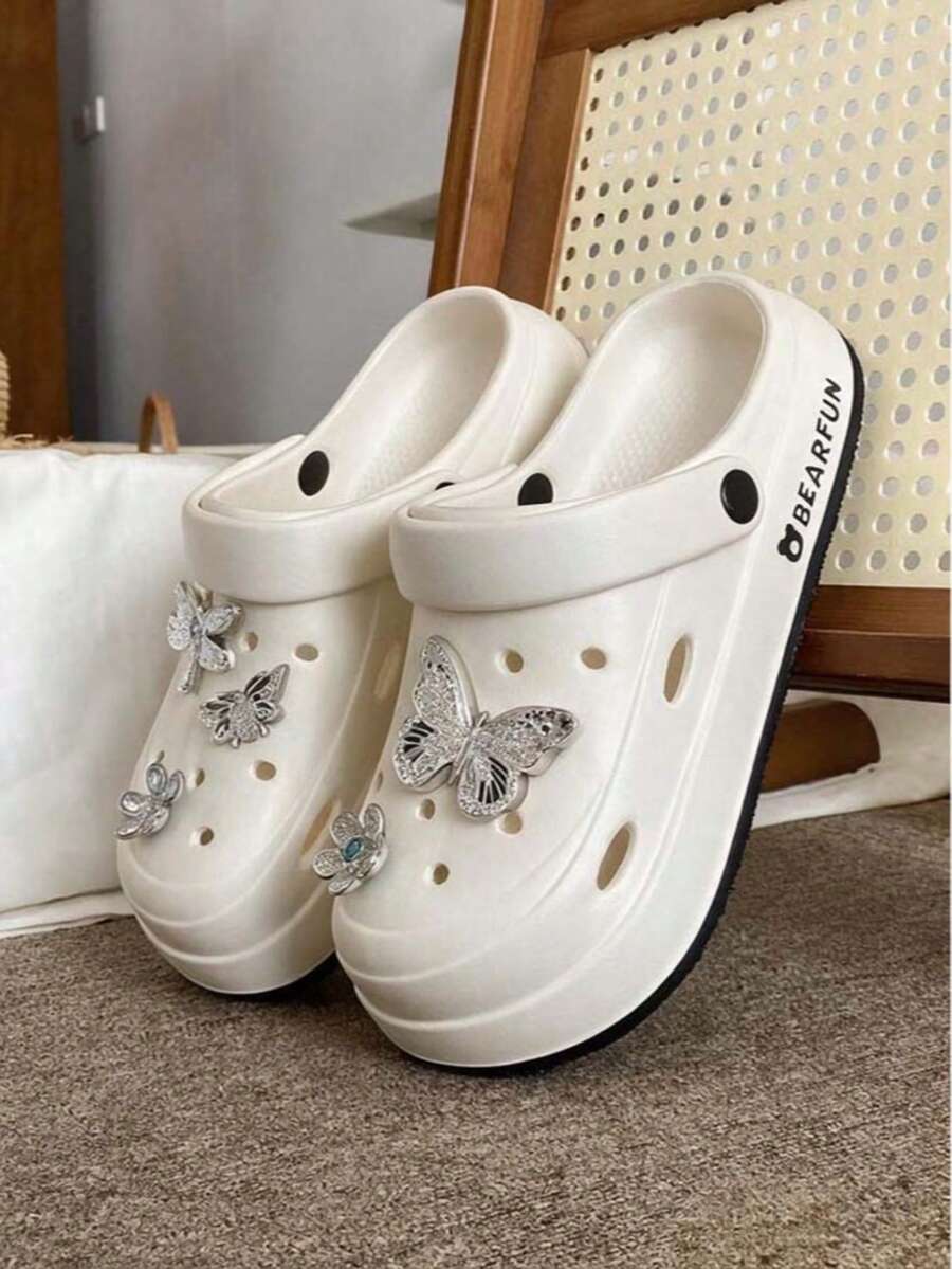 Casual Lightweight Breathable Slip-On Sandals, Fashionable & Versatile For Summer, Suitable For Outdoor, Beach