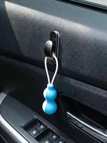 Hidden Multifunctional Portable Car Hook, Creative Strong Car Hook, Hidden Back Seat Umbrella Storage Built-In Hook, Hidden Seat Back Hook, Creative Small Car Hook (Black) Car Accessories - Black - View 6