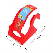 Mini Handheld Packing Tape Dispenser, Small Plastic Tape Cutter, Lightweight Tape Holder For Shipping, Logistics, Parcel Packaging, Moving Storage, Office & Small Business Mailing, Built-In Sharp Cutting Blade, Comes With 3 Rolls Of Tape - Multi-color - View 6