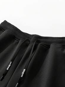 2pcs Men's Wool Lined Joggers, With Zipper Pockets, Drawstring Elastic Waist And Casual Ankle Cuffs - Multicolor - View 5