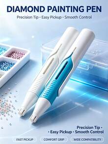 Automatic Diamond Painting Bead Dispenser - Quick Pickup And Release, Easy Storage, No Wax Needed, 3 Colors Available - Suitable For Beginners And Adults, 5D Diamond Drill Tool Accessories, Gift For Diamond Painting Enthusiasts - A - View 4