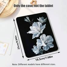 百合與其他圖案彩繪效果平板保護殼，內建筆槽，附支架，適用於 Honor 8/9/10/X8/X8A/X9/X8Pro/X9Pro 及其他機型/ MatePad Se 11 吋/MatePad 11 吋/11.5 吋，MatePad Pro/，Apple 10代/11代 2025 (A16)，Galaxy Tab A7/A9 及其他熱門機型 - 款式79 - 查看 2
