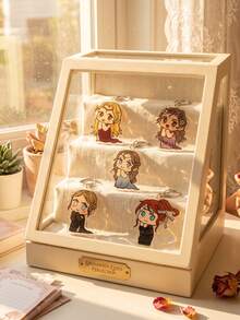 1pc/5pcs Fantasy Romance Novel Chibi Character Aesthetic Acrylic Keychains, Fantasy Romance Novel/Thorns & Roses Cute Q-Version Character Series Irregular Pattern Pendant, Backpack & Car Key Accessory, Gift For Fantasy Novel Readers & A-COTAR Fans - Multicolor - View 4