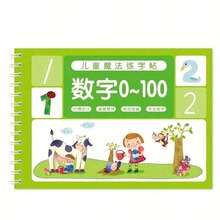 2pcs Fun Magic Calligraphy Practice Notebooks + 1 Pen Holder + 5 Refills, Beginner Digital English Calligraphy Practice Notebooks, Fun Calligraphy Practice Notebooks - Student Education Learning Materials - Practice English Letter Writing, Drawing And Art Activities - Learning And Education Writing Assistant Tools, Christmas And Thanksgiving Gifts - Multicolor - View 7