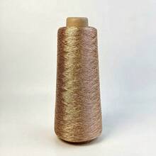 精細金屬鉤針線 50g 纖細金銀色芯線鋼絲，適用於聖誕節、萬聖節裝飾、DIY手工編織包、錢包、針織手工 - 50g/pc - 查看 13