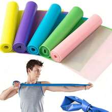Unisex Resistance Bands, Suitable For Strength Training, Yoga, Pilates, Stretching Exercises And Home Fitness, Multiple Intensity Levels Available - Multicolor - View 1