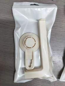 1件裝強力吸盤式捲筒衛生紙架，壁掛式浴室紙巾架，免鑽孔捲紙架，多功能布掛桿，省空間捲紙收納架，可重複使用吸盤設計，適用於浴室/淋浴間，防滑設計，防鏽塑料材質，適用所有捲紙尺寸，旅行必備，浴室配件，廚房用品，家居用品 - 多色 - 查看 9