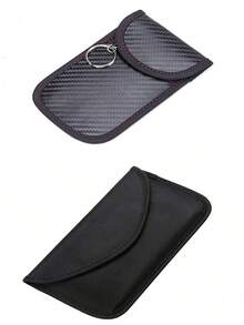 New Car Key Signal Blocking Bag, Car Key Anti-Theft Protection Case, RFID Anti-Theft Key Card Holder, Car Accessories - A - View 15
