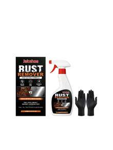 jakehoe Metal Rust Remover Spray, Quickly Dissolves Various Metal Surface Rust And Oxidation Layers, Easily Removes Stubborn Rust Stains, Leaves Metal Surfaces Clean And Shiny After Cleaning. Suitable For Hardware Tools, Auto Parts, Home Metal Items, Easy Operation, Hassle-Free Daily Metal Object Refurbishment And Cleaning. - Liquid - View 10