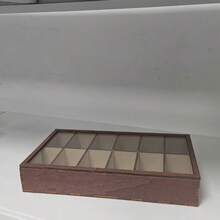 3/6/10/12 Slot Wooden Watch Storage Box, Walnut Wood Watch Display & Storage Box, Dust-Proof Velvet Lining, Men's & Women's Watch Collection Box, Birthday Christmas Gift - Walnut Wood - Inner Brown - View 6