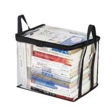 2/1 Heavy Duty Transparent PVC Storage Box, Foldable With Visible Window Storage Bag, Thickened Waterproof Rectangular Container, Suitable For Storing Books - Multicolor - View 8