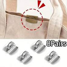4/8Pairs Magnetic Clasp Invisible Seamless Buckle, Metal Snap Button For Handbag, Wallet Decoration DIY Craft Accessories, Suitable For Bags, Jewelry Boxes And More - Multicolor - View 20