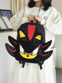 asmodee Dark Hedgehog Sonic Backpack, Cute Cartoon Couple School Bag, Large Capacity Travel Bag, Suitable For Girls And Boys - Multi-color - View 4