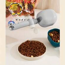 Multifunctional Dog And Cat Feeding Spoon, Cat Food Dispenser, Dog Food Storage, Convenient Spoon, Leak-Proof Cat And Dog Food Spoon, Feeding Tool, Multifunctional Pet Food Container Shaped Spoon, Dishwasher - 200ml - View 7