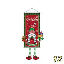 1PC Christmas Print Hanging Cloth Banner, Party Atmosphere Decoration Prop, Home Wall Decor, Store Window Display, Holiday Photo Backdrop, Reusable Christmas Scene Decoration, Easy Installation, Foldable Storage, Suitable For Christmas Party Setup - Multicolor - View 10