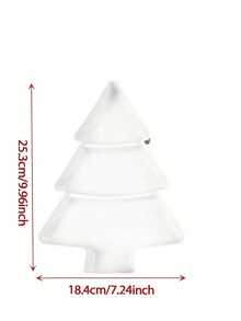 3-Piece Christmas Tree Shaped White Plastic Trays - Suitable For Holiday Parties, Afternoon Tea Candy, Nuts And Desserts - Multi-Functional Snack Storage Box, Dessert Stand For Restaurants And Cafes | Holiday Table Accessories | Durable Snack Tray, Christmas Candy - Multicolor - View 9