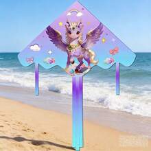 Unicorn Pony Easy‑Fly Kite Multi‑Color Outdoor Toy For Beach Park Recreation Holiday Gift - Multicolor - View 4