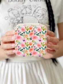 Women's Flower Jewelry Box White-Travel Jewelry Case-Jewelry Box Organizer-Jewelry Box Earrings-Jewelry Box Necklace-Jewelry Box Organizer Storage - Vintage Floral Jewelry Box - View 19