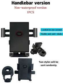Cell Phone Handlebar Mounts - Black a - View 2