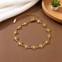 Niche Design Clover Chain Bracelet For Women, Elegant Luxury Versatile Jewelry - Four-leaf Clover Bracelet - View 3