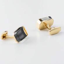 New Electroplated Alloy Cufflinks Men's Classic Business French Style Cufflinks - A - View 9