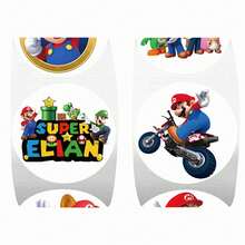 SUPER MARIO BROS. 1 set/500 buah Stiker Gulung Bulat Klasik ini memiliki beragam pola karakter yang dipilih secara acak. Potongannya rapi dan mudah digunakan. Cocok untuk dekorasi, penyegelan hadiah, dan stiker alat tulis. (Gaya Acak) - MultiWarna - View 6