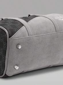Nike Checkerboard Patchwork Mini Shoulder Bag Crossbody Bag Size: Approx. 22.9*10.2*12.7cm - Dark Grey - View 11