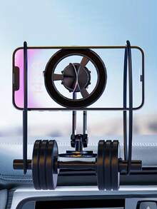 360° Adjustable Magnetic Cup-Style Phone Holder, Foldable Dashboard Suction Navigation Mount, Fixed Phone Stand, Suitable For Desk, Car Dashboard, Kitchen, Glass Surface, Car Accessories, Car Essentials, Car Decor, Christmas, Halloween And New Year Gifts - Multiple Styles - View 10
