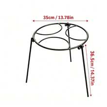 1pc Portable Camping Tripod, Cast Iron Material, Adjustable Legs - Sturdy Metal Structure, Foldable Bracket And Dutch Oven Support, Suitable For Outdoor, Cooking, Outdoor Grill Rack, Camping Equipment, Applicable For BBQ, Heating, Bonfire Gathering And Yard, Backyard Or Garden Scenes - Regular - View 13