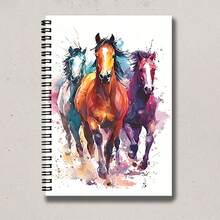 1 Equestrian Love: Equestrian Enthusiast's Journal And Artist Ruled Notebook - Spiral Bound Notebook, Gift For Equestrian Lovers, Horse Riding Enthusiasts, Writers - Sturdy Spiral Binding, Suitable For Daily And Special Occasions School Supplies - Horse - View 9