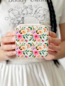 Women's Flower Jewelry Box White-Travel Jewelry Case-Jewelry Box Organizer-Jewelry Box Earrings-Jewelry Box Necklace-Jewelry Box Organizer Storage - Vintage Floral Jewelry Box - View 36