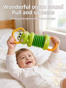Accordion-Style Baby Rattle Toy, Suitable For 6 Months Old Infants And Toddlers, Helps Develop Fine Motor Skills And Grasping Ability, Educational Toy, Baby Holiday Gift - Multicolor - View 12