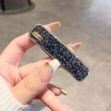Rhinestone High-End Hair Clip New Side Clip Fashion Elegant Forehead Bangs Clip Minimalist Versatile BB Clip Hair Accessory - Multicolor - View 3