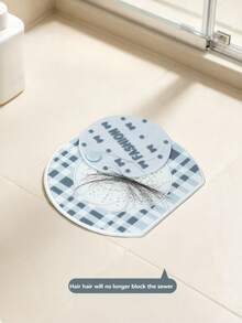Sweetheart Checkerboard Silicone Drain Cover, 2-In-1 Checkerboard Drain Stopper, Odor & Mosquito Proof Sewer Plug, Bathroom Kitchen Shower Hair Catcher Drain Seal Pad, 4 Colors Available - Multicolor - View 6