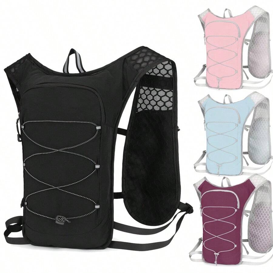 Running Vest Backpack,Hydration Vest Backpack, Lightweight Hydration Pack, Hydration Backpack Water Backpack For Cycling Running Biking Hiking - Multicolor - View 1