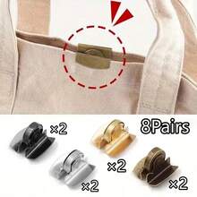 4/8Pairs Magnetic Clasp Invisible Seamless Buckle, Metal Snap Button For Handbag, Wallet Decoration DIY Craft Accessories, Suitable For Bags, Jewelry Boxes And More - Multicolor - View 15