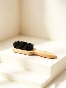 Smooth Bristle Hair Brush, Suitable For Sleek Ponytail And Bun, Smoothing Frizz And Flyaways, Edge Control, Backcombing And Volumizing Hairstyles, Rat Tail Comb For Sectioning And Parting, Hair Brush, Comb, Hair Styling Tools, Hair Products And Accessories - Multicolor - View 5