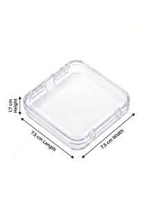 30/20/1pc Plastic Transparent Wearable Nail Art Storage Box, Nail Display Box With Secure Lock Lid, Stackable Nail Storage Container For Storing Nails, Various Jewelry, Nail Decorations And Salon Accessories - Multicolor - View 6