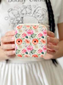Women's Flower Jewelry Box White-Travel Jewelry Case-Jewelry Box Organizer-Jewelry Box Earrings-Jewelry Box Necklace-Jewelry Box Organizer Storage - Vintage Floral Jewelry Box - View 30