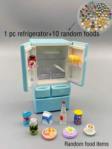 OBOVAY Miniature Multi-Door Refrigerator Model, Height 11.5cm, Static No Function, Mini Appliance Refrigerator Model, Suitable For Creative Collection Toys For Teens 14 Years And Above - One Size - View 13