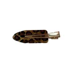 4pcs Leopard Print Leaf Alligator Hair Clips, Autumn/Winter Leopard Acetate Bangs Hair Clips Women Premium Seamless Side Hair Clips New Tortoise Shell Color Duckbill BB Clips - Multicolor - View 5