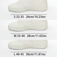 Pelindung Sepatu Tahan Air untuk Luar Ruangan, Pelindung Sepatu Lateks Portabel Tahan Hujan, Anti Selip, Tahan Salju, dan Tahan Aus untuk Dewasa - penutup sepatu - View 7