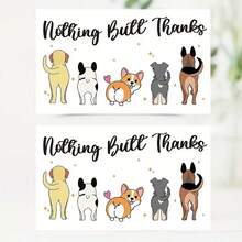 20/50Pcs Funny Dog Pattern Thank You Note Cards, Cute Pet Design Paper Package Insert Cards For Small Business Gift Decor - Sets - View 5