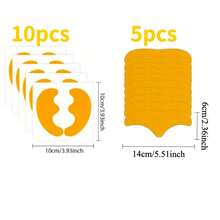 Forehead And Face Combination Set, Forehead Patch, Face Lifting Patch, Smile Patch, Facial Beauty Tool - Yellow - View 2