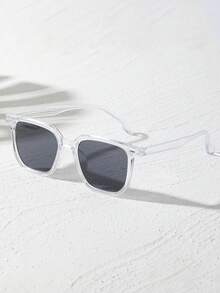 1 Pair Men's Fashion Square Sunglasses, Perfect Blend Of Classic, Suitable For Travel, Driving, Party, Daily Wear, Fits All Face Shapes - Multicolor - View 2
